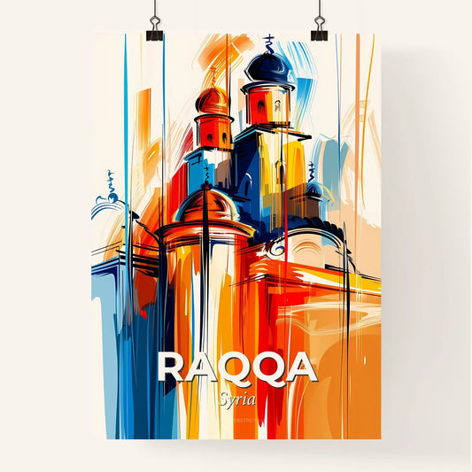 Vibrant Raqqa, Syria Poster