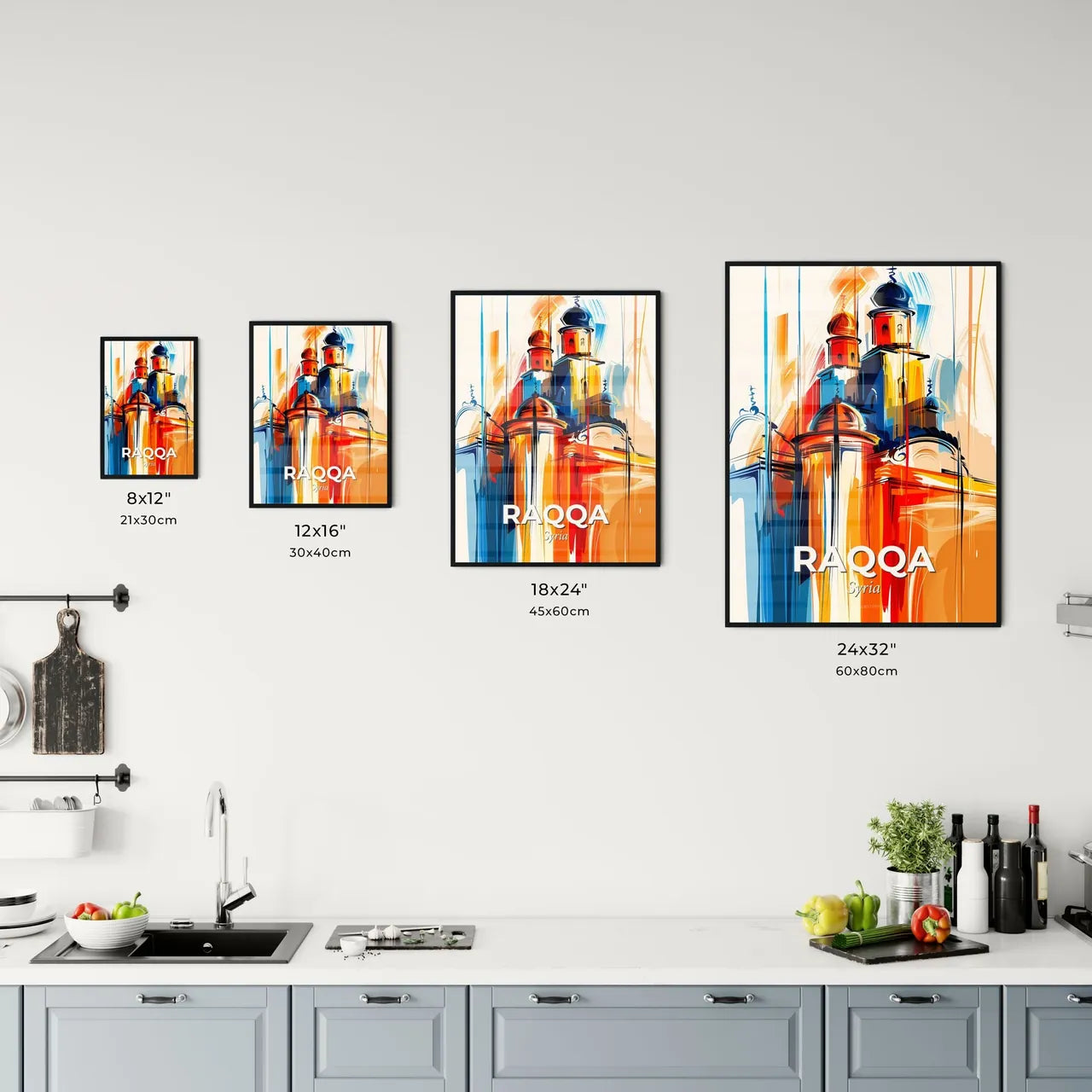 Vibrant Raqqa, Syria Kitchen Art