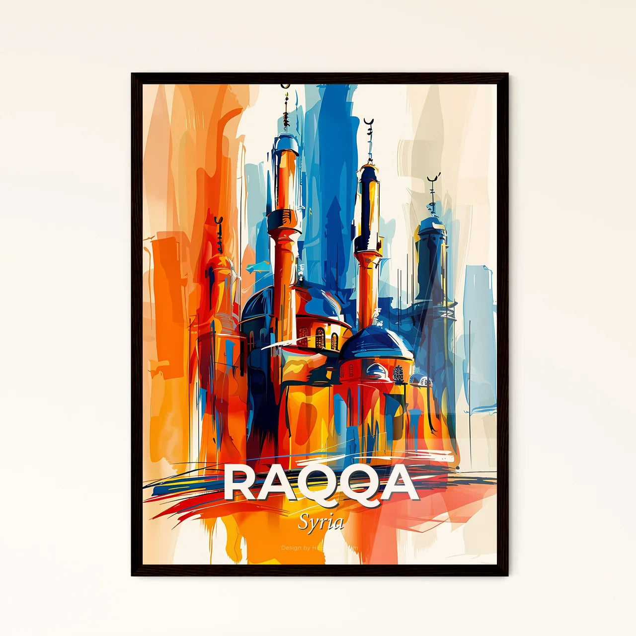 Vibrant Raqqa, Syria Art Print