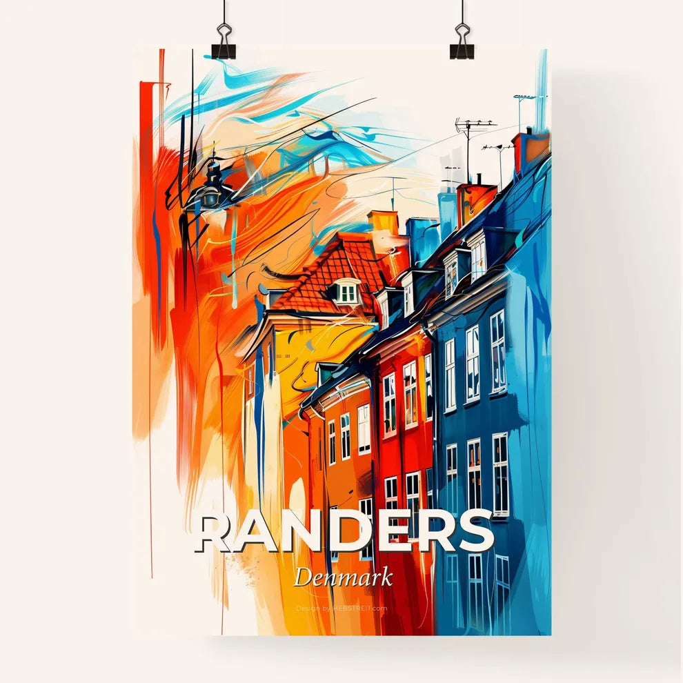 Vibrant Randers, Denmark Poster