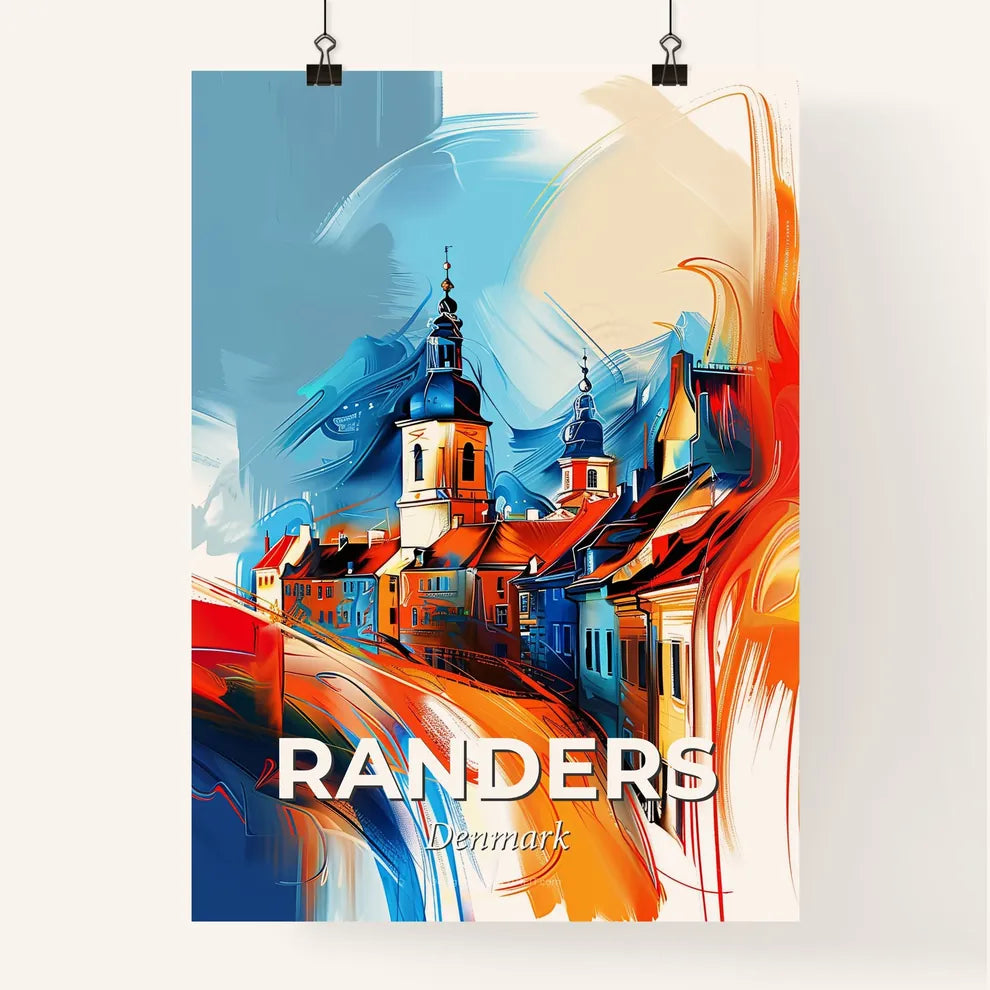 Vibrant Randers, Denmark Poster