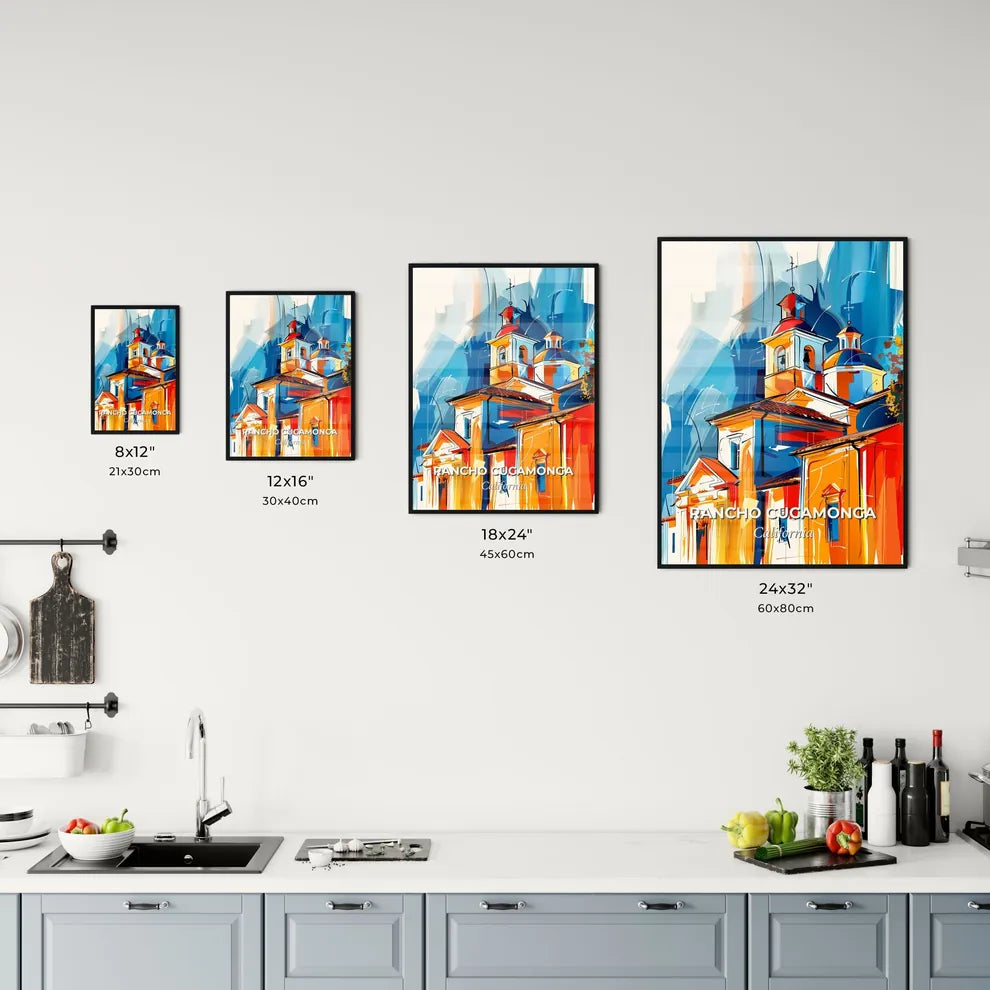 Vibrant Rancho Cucamonga, California Kitchen Art