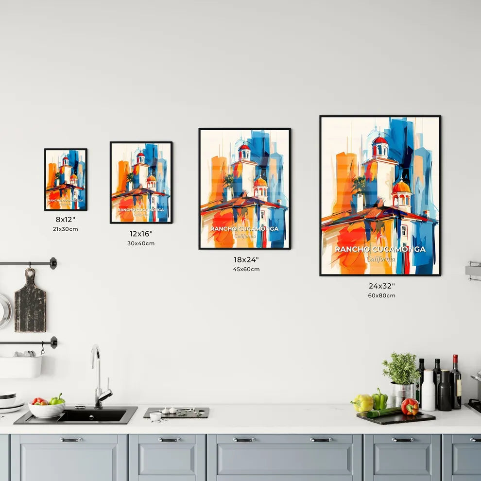 Vibrant Rancho Cucamonga, California Kitchen Art