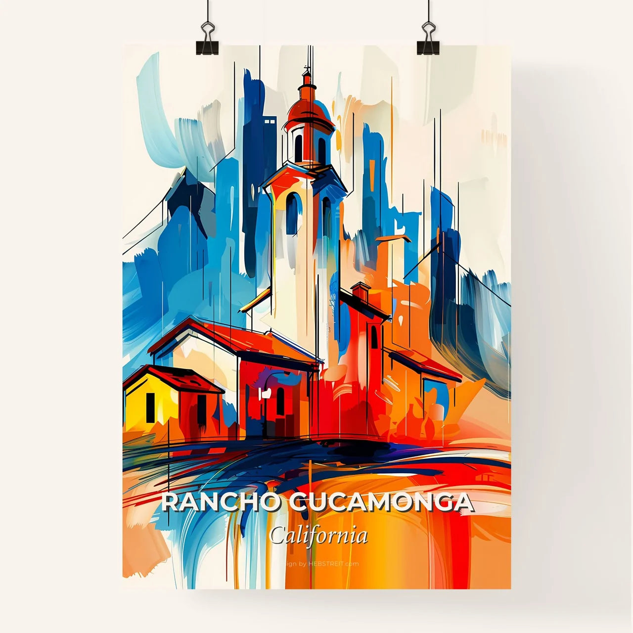 Vibrant Rancho Cucamonga, California Poster