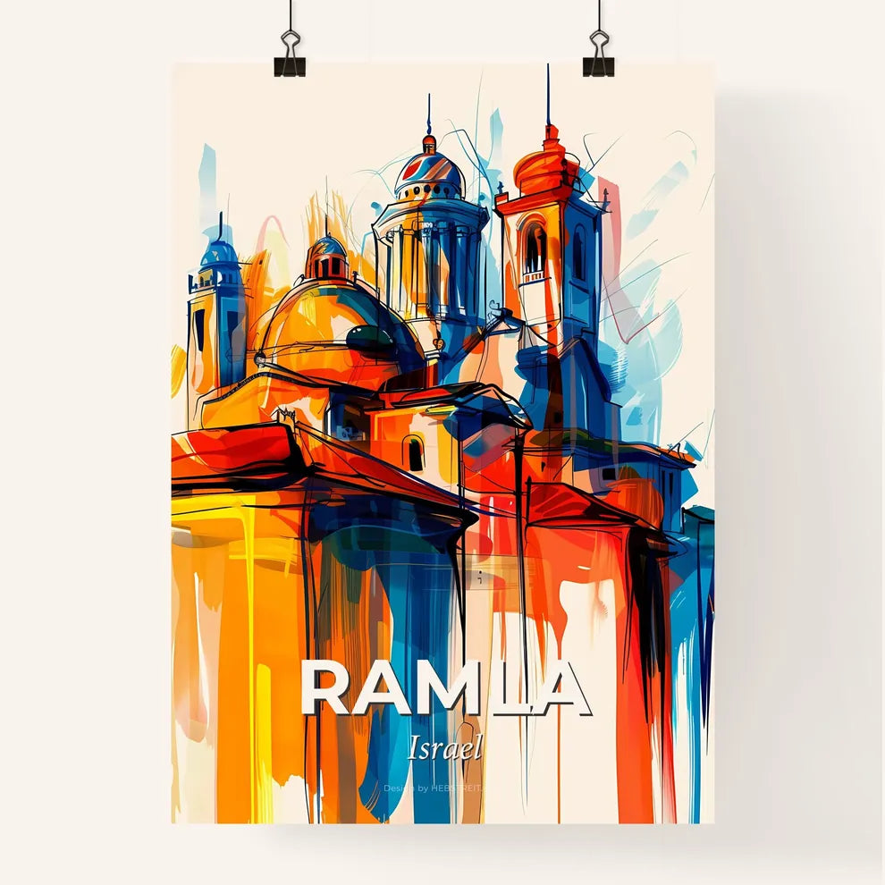 Vibrant Ramla, Israel Poster