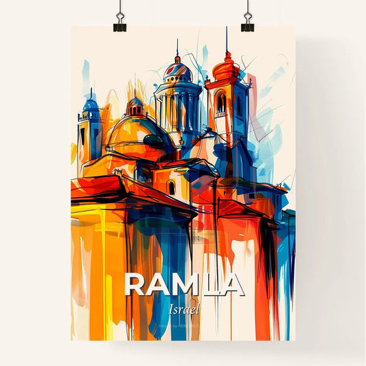 Vibrant Ramla, Israel Poster