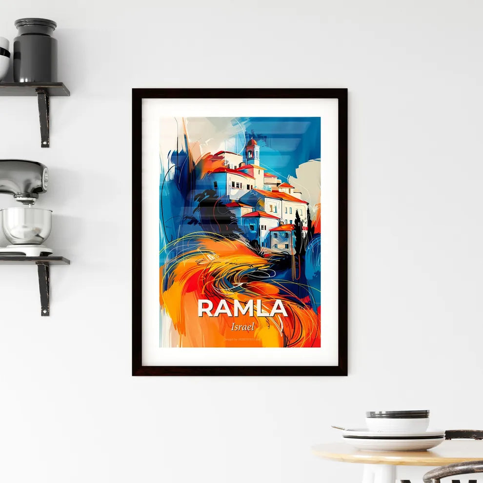 Vibrant Ramla, Israel Framed Print