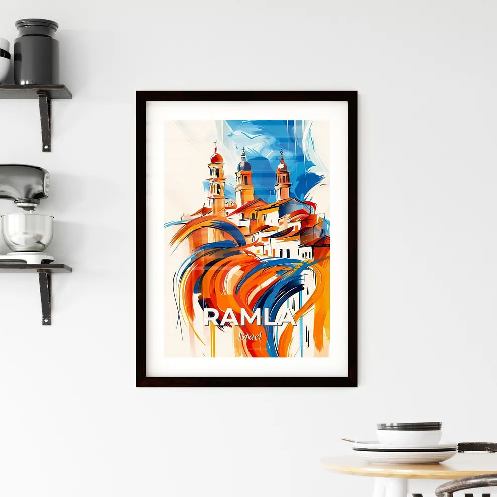 Vibrant Ramla, Israel Framed Print