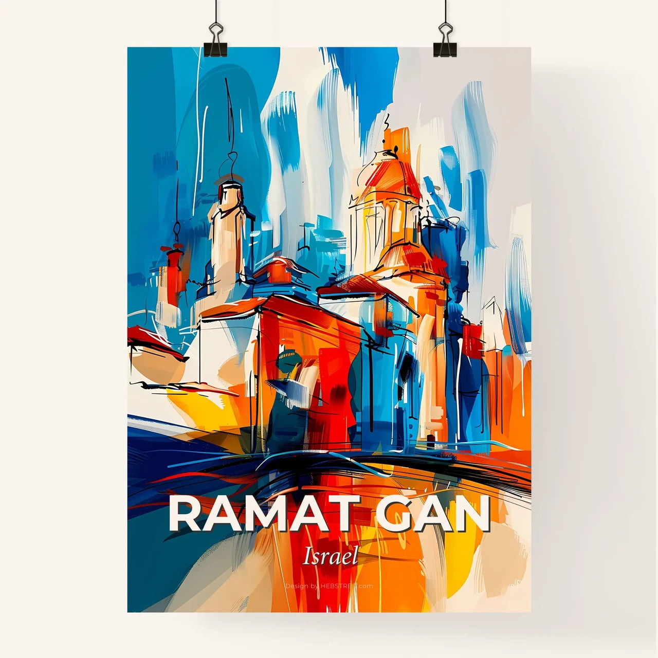 Vibrant Ramat Gan, Israel Poster