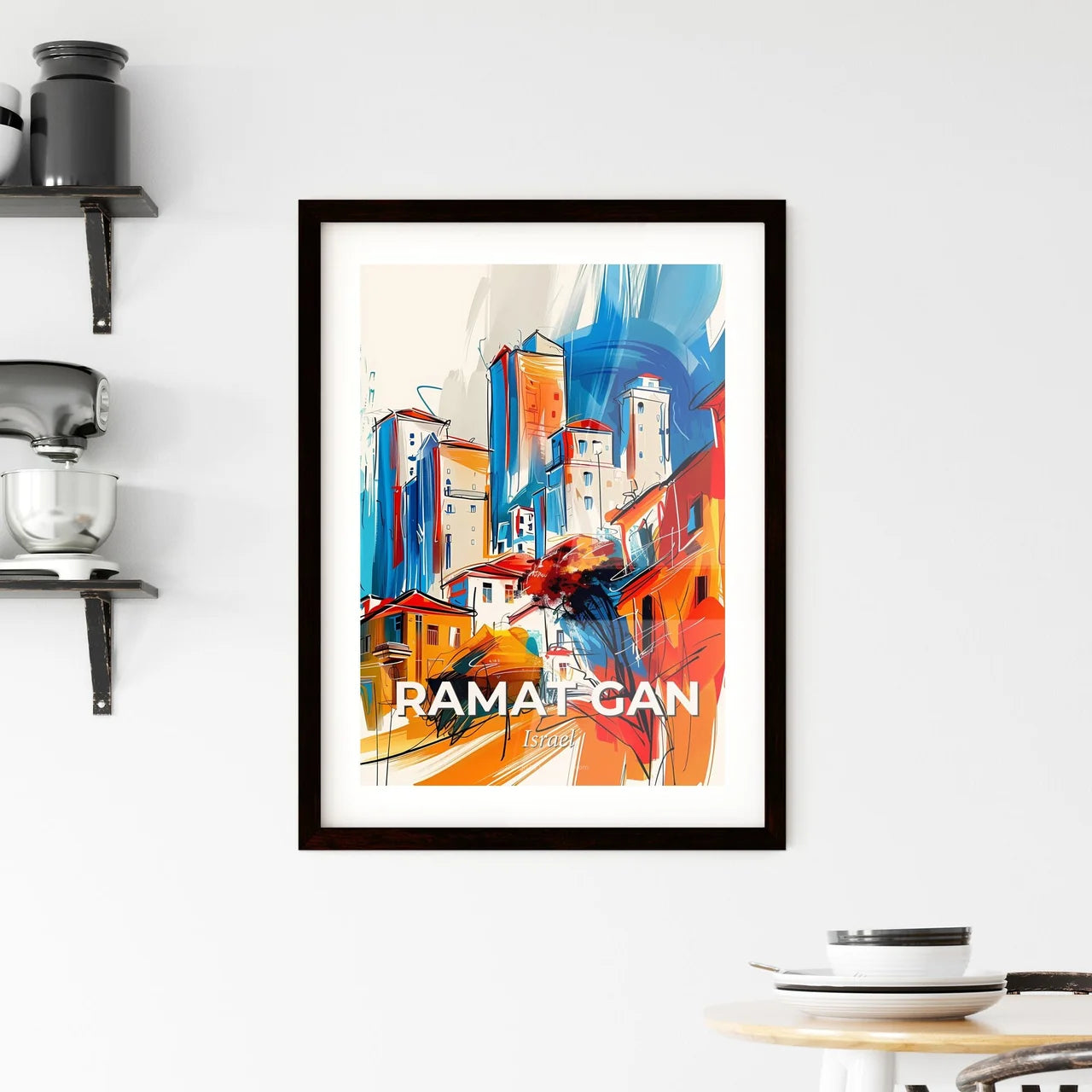 Vibrant Ramat Gan, Israel Framed Print