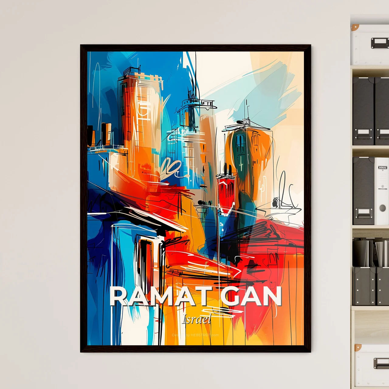 Vibrant Ramat Gan, Israel Art Print