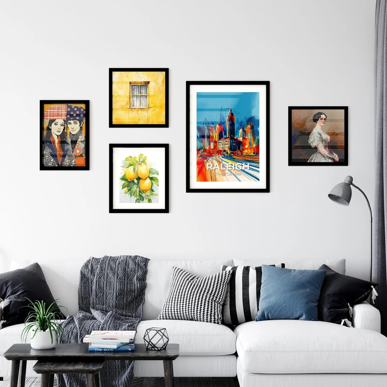 Vibrant Raleigh, North Carolina Wall Art Collection