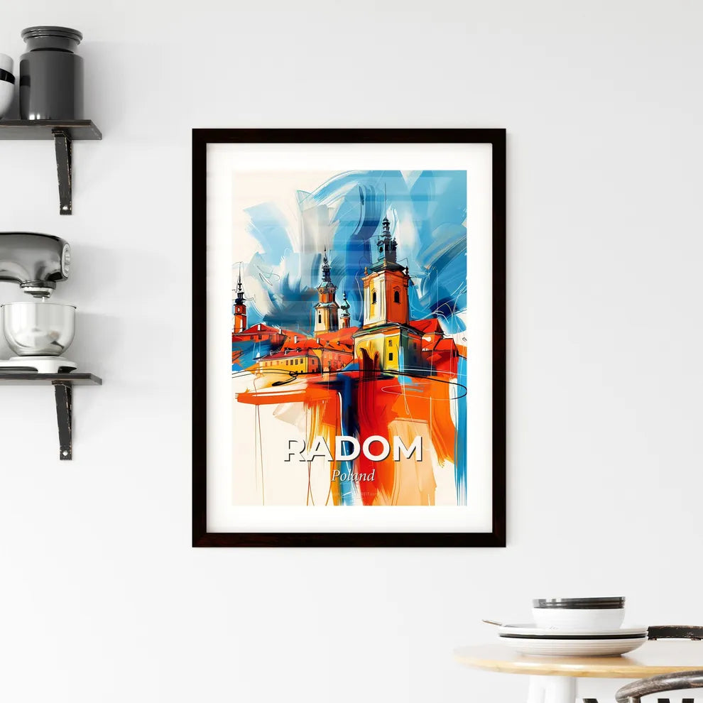 Vibrant Radom, Poland Framed Print