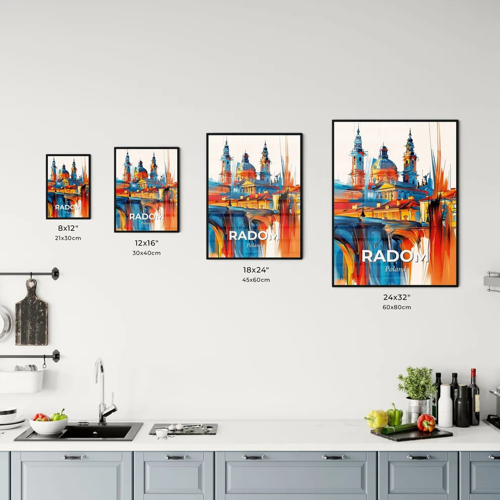 Vibrant Radom, Poland Kitchen Art