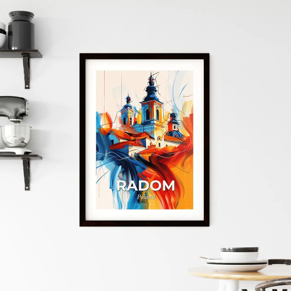 Vibrant Radom, Poland Framed Print