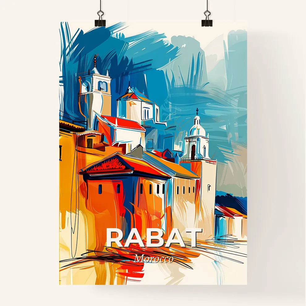 Vibrant Rabat, Morocco Poster