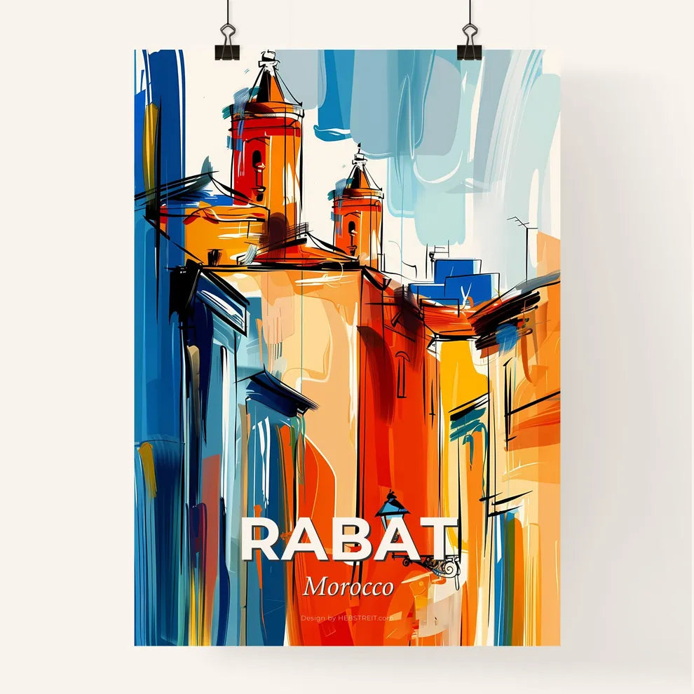 Vibrant Rabat, Morocco Poster