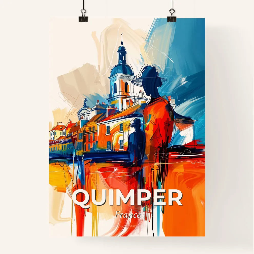 Vibrant Quimper, France Poster