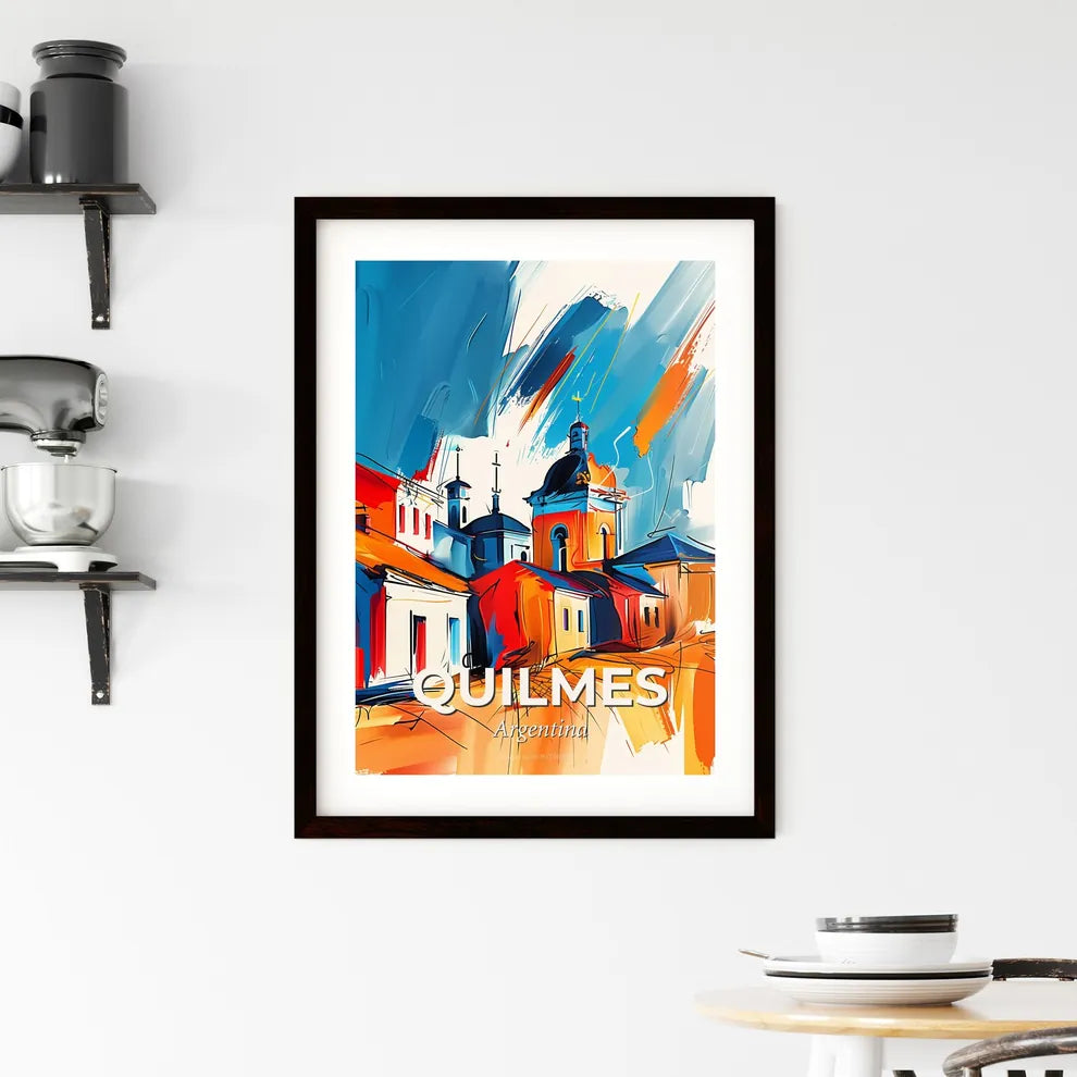 Vibrant Quilmes, Argentina Framed Print