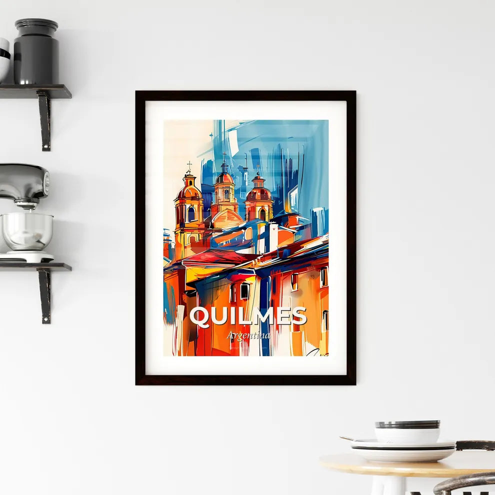 Vibrant Quilmes, Argentina Framed Print