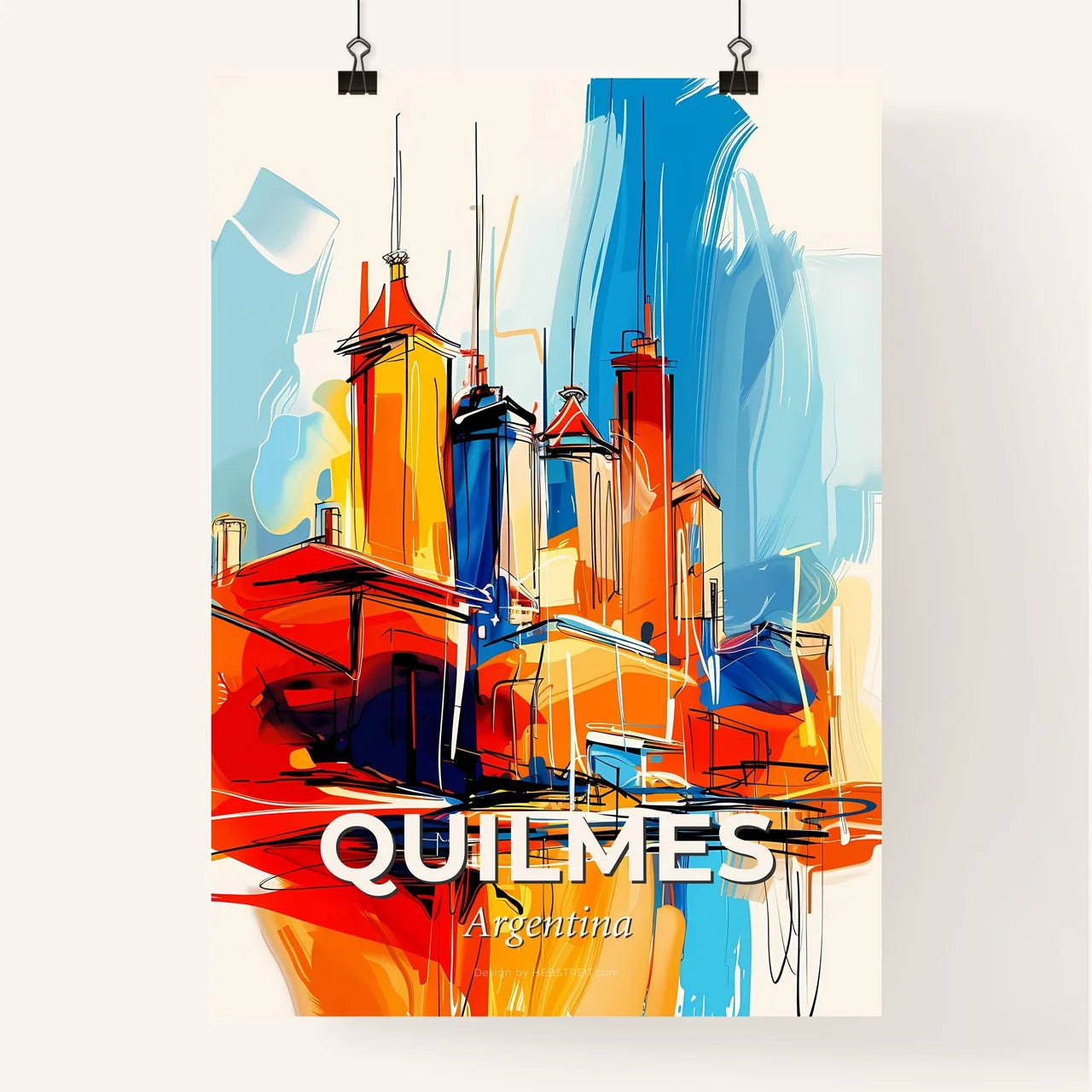 Vibrant Quilmes, Argentina Poster