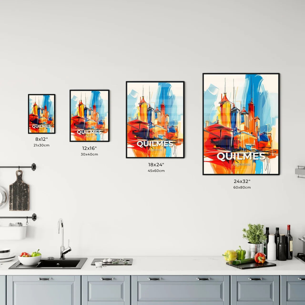 Vibrant Quilmes, Argentina Kitchen Art