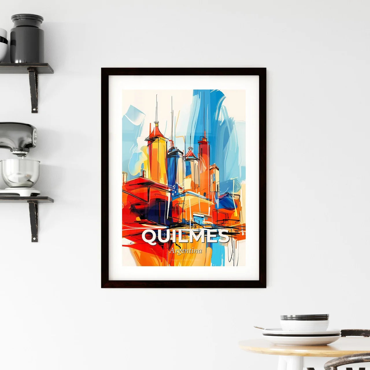 Vibrant Quilmes, Argentina Framed Print