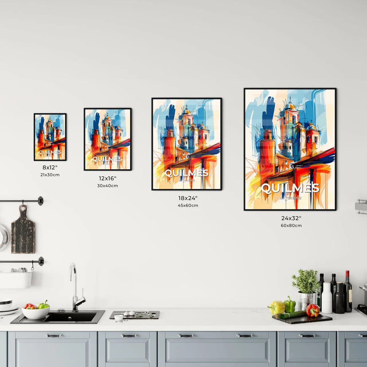 Vibrant Quilmes, Argentina Kitchen Art