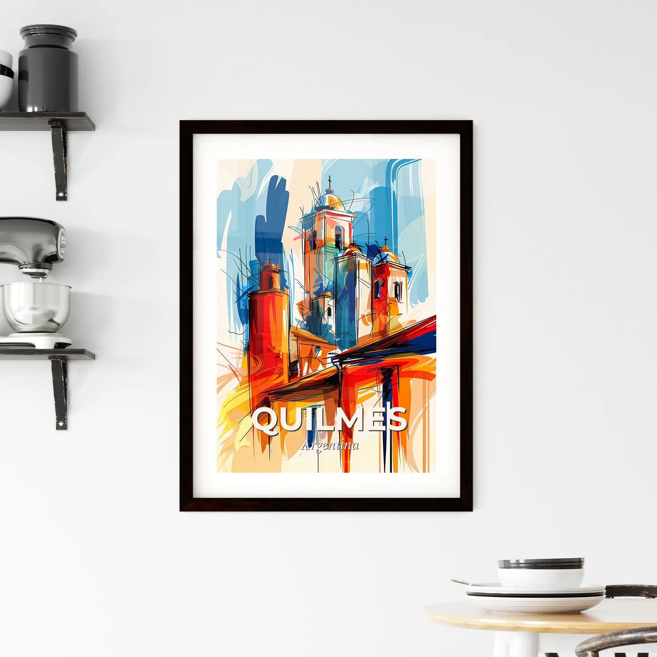 Vibrant Quilmes, Argentina Framed Print