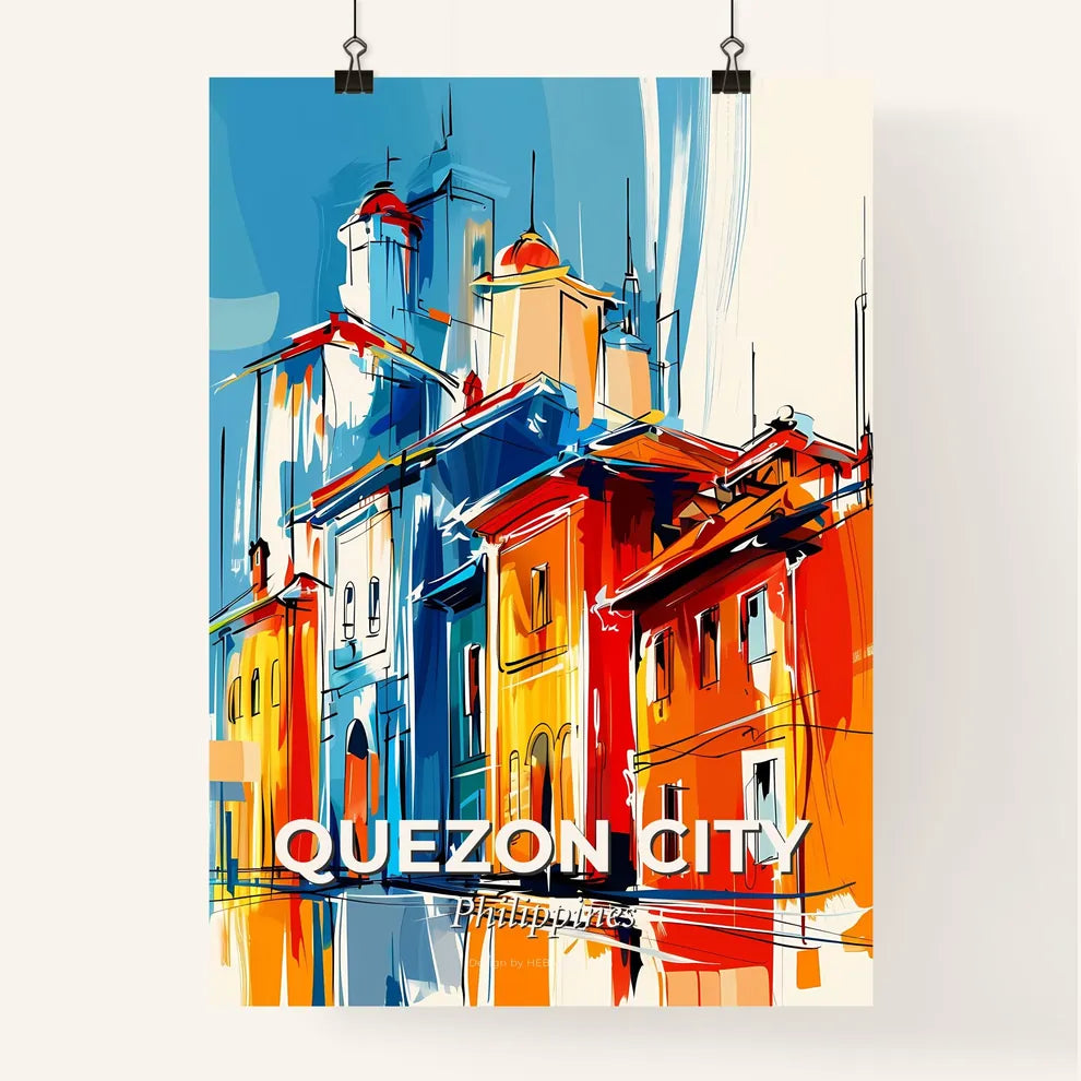 Vibrant Quezon City, Philippines Poster