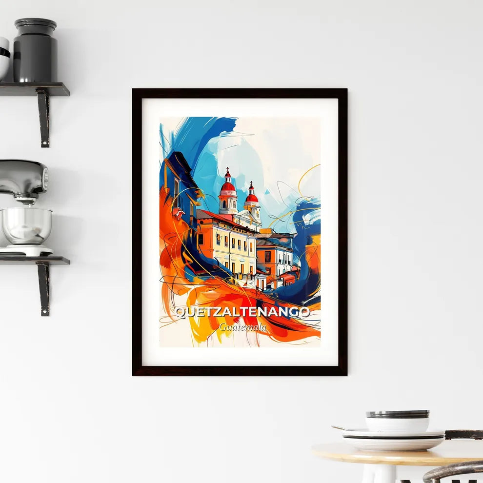 Vibrant Quetzaltenango, Guatemala Framed Print