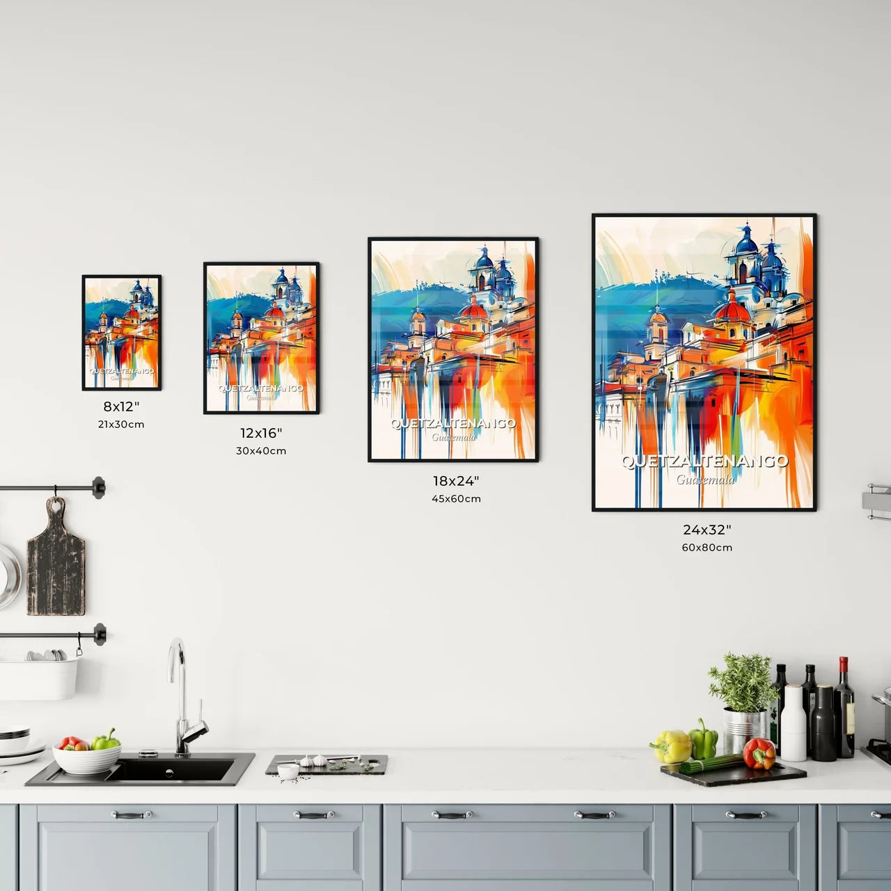 Vibrant Quetzaltenango, Guatemala Kitchen Art