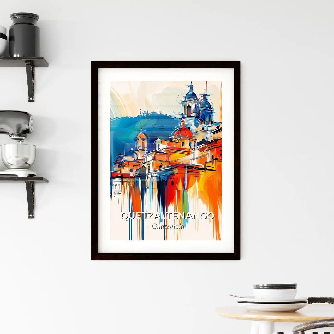 Vibrant Quetzaltenango, Guatemala Framed Print