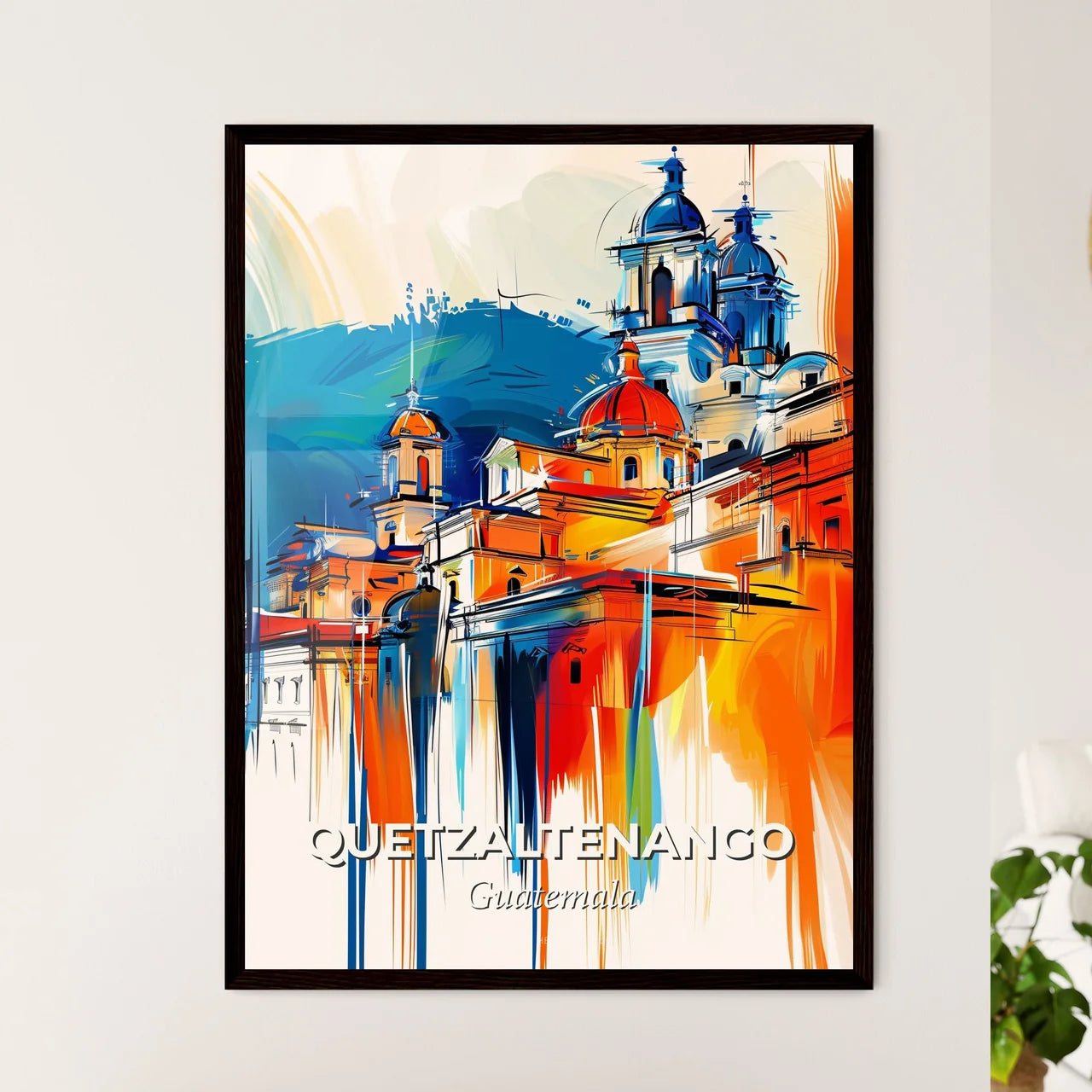 Vibrant Quetzaltenango, Guatemala Art Print