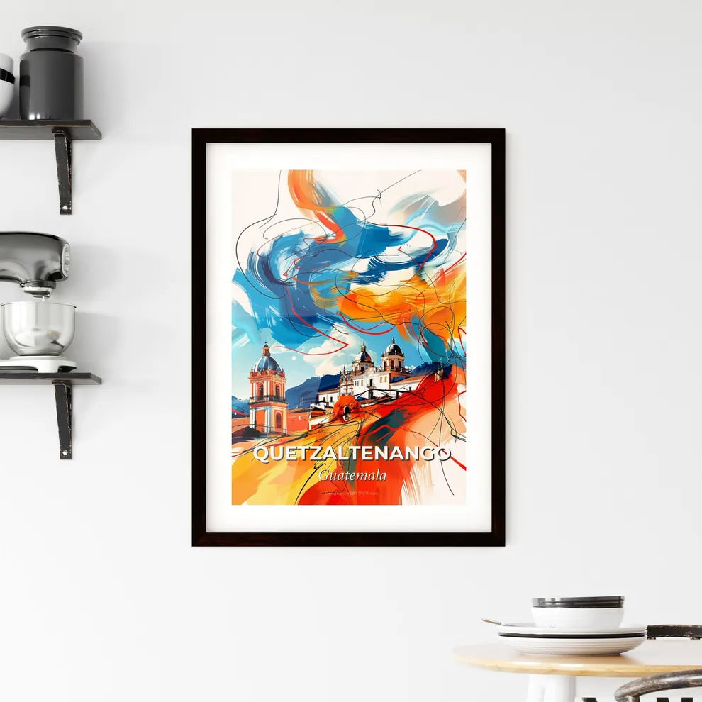 Vibrant Quetzaltenango, Guatemala Framed Print