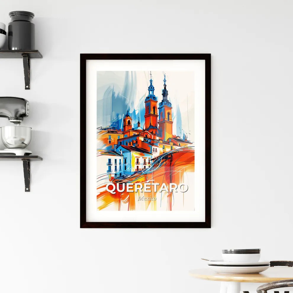 Vibrant Querétaro, Mexico Framed Print