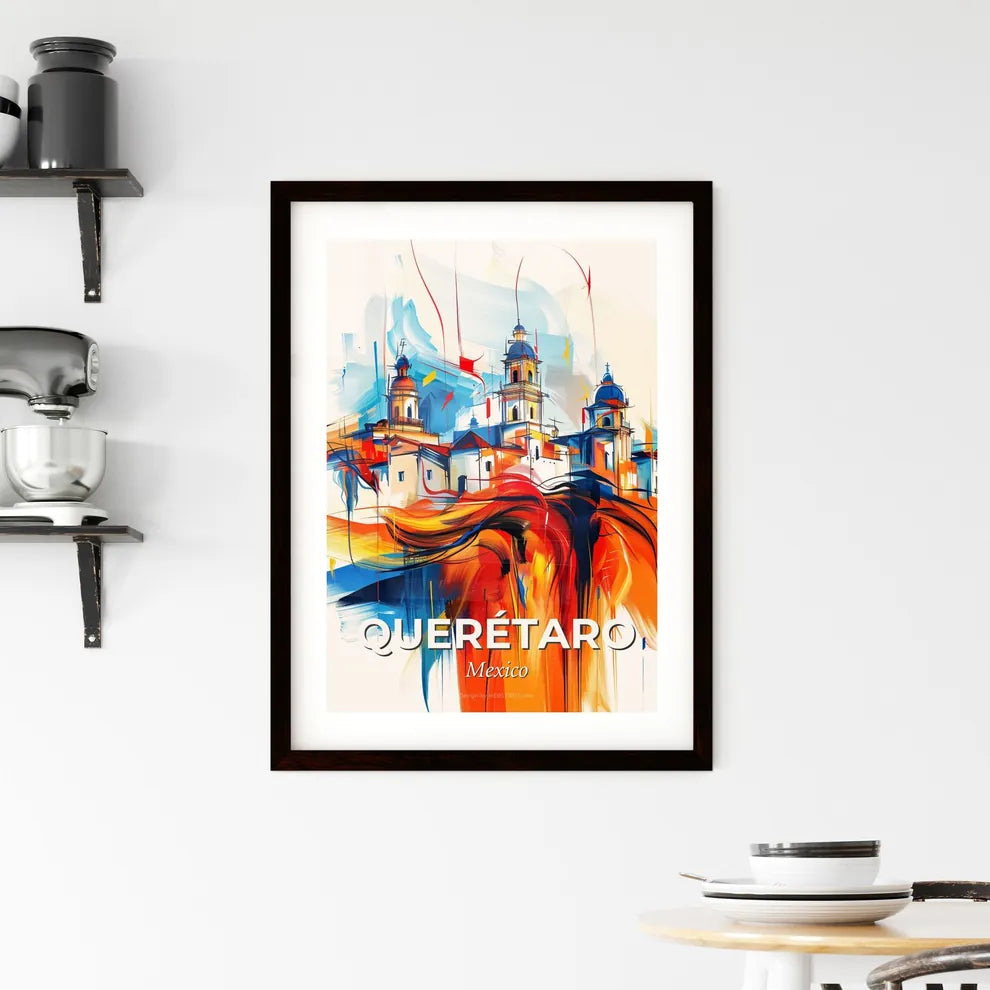 Vibrant Querétaro, Mexico Framed Print