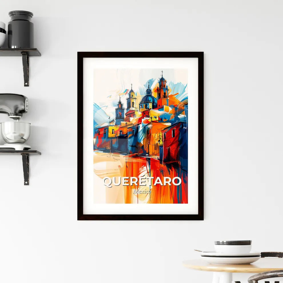 Vibrant Querétaro, Mexico Framed Print