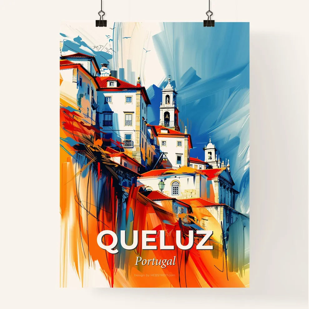 Vibrant Queluz, Portugal Poster