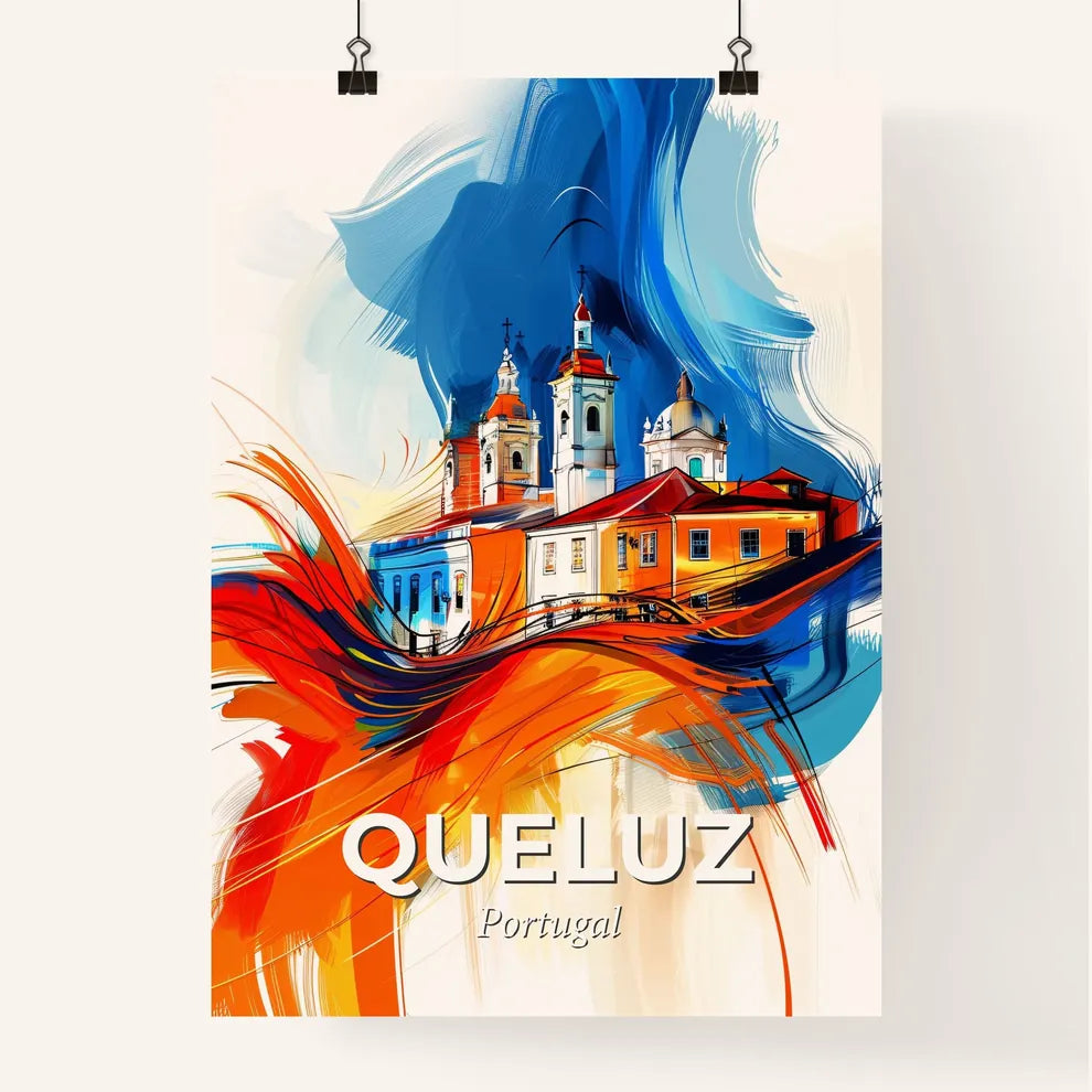 Vibrant Queluz, Portugal Poster