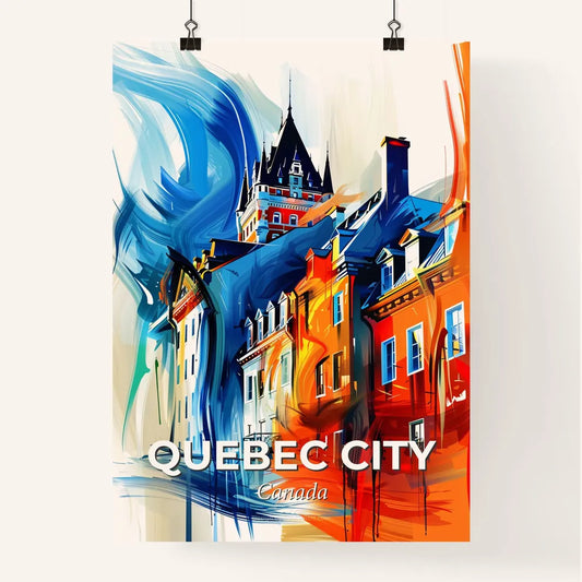 Vibrant Quebec City, Canada Poster