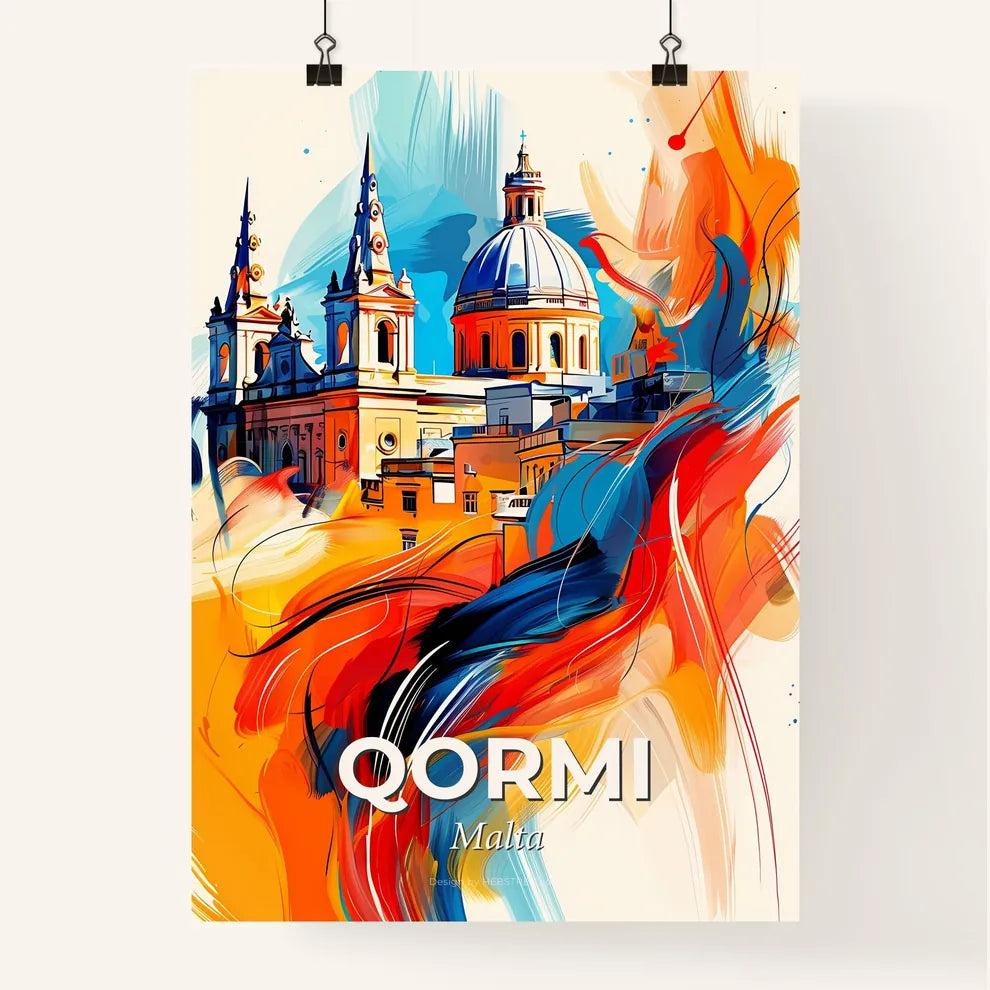 Vibrant  Qormi, Malta Poster
