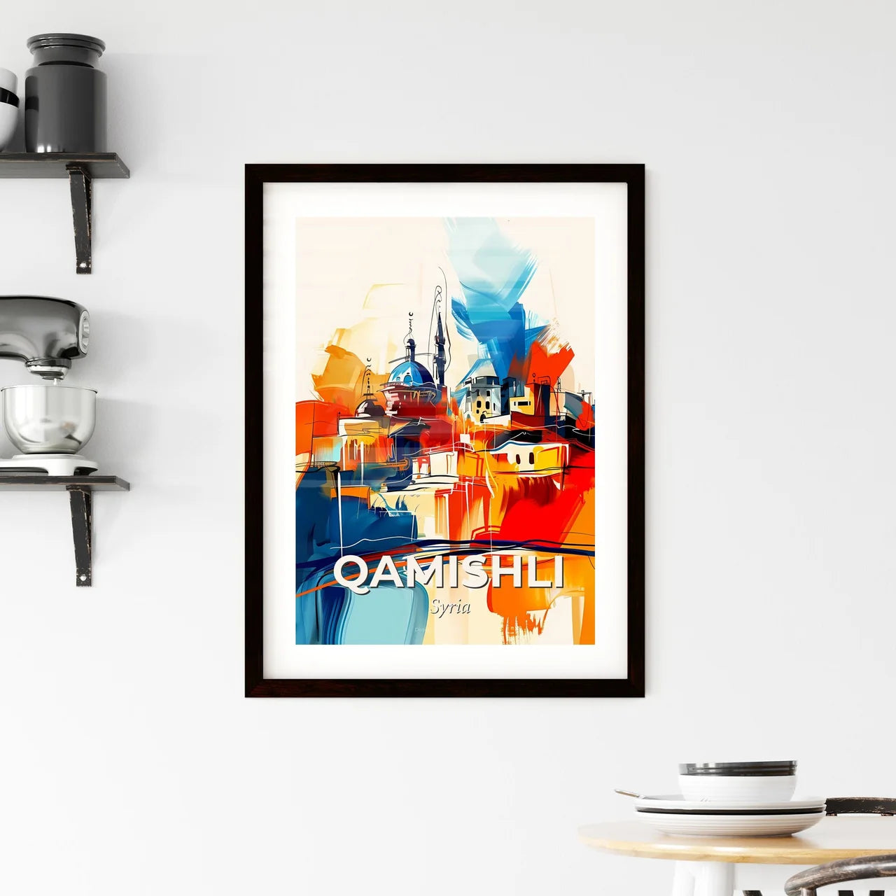 Vibrant Qamishli, Syria Framed Print