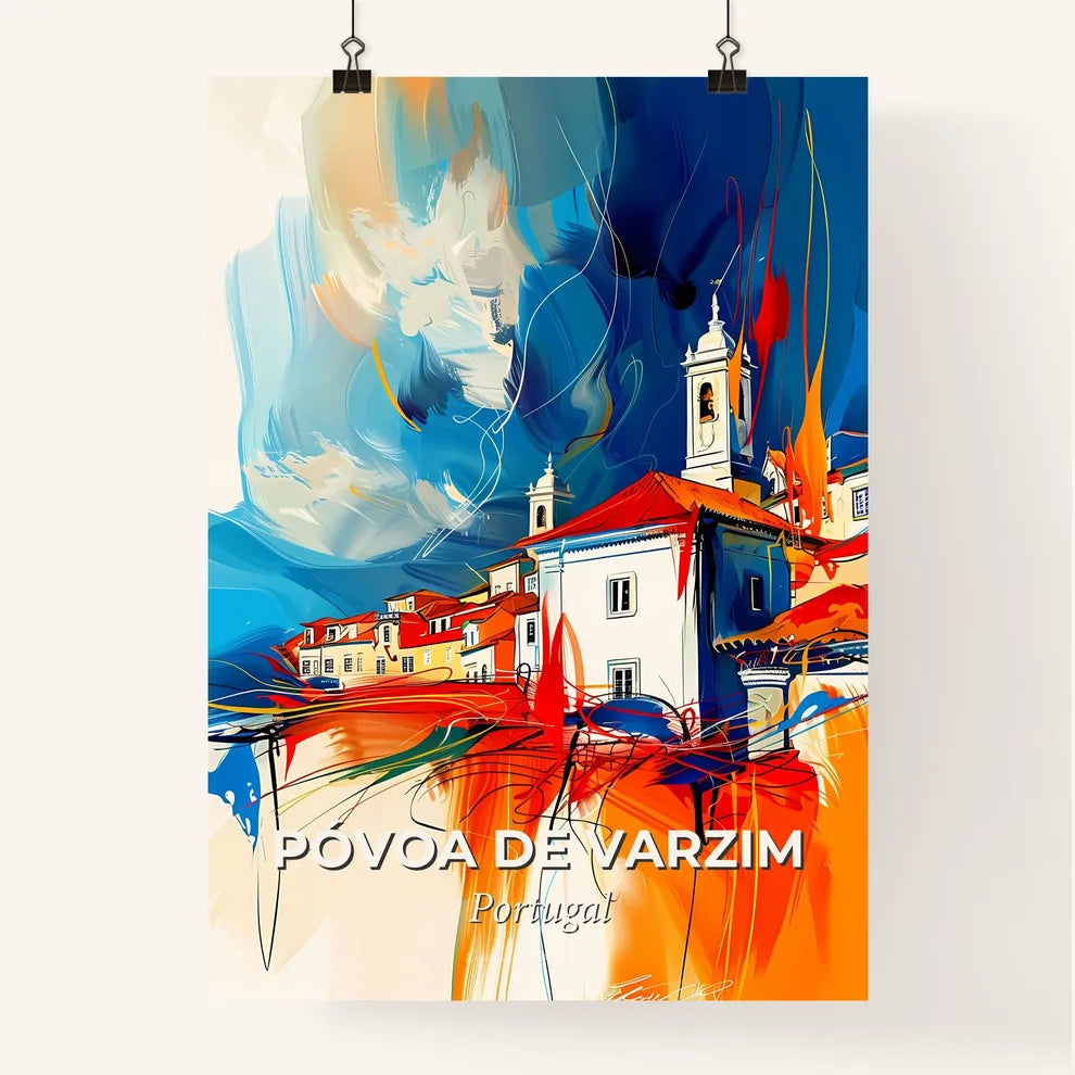 Vibrant Póvoa De Varzim, Portugal Poster