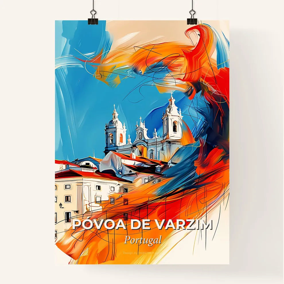Vibrant Póvoa De Varzim, Portugal Poster