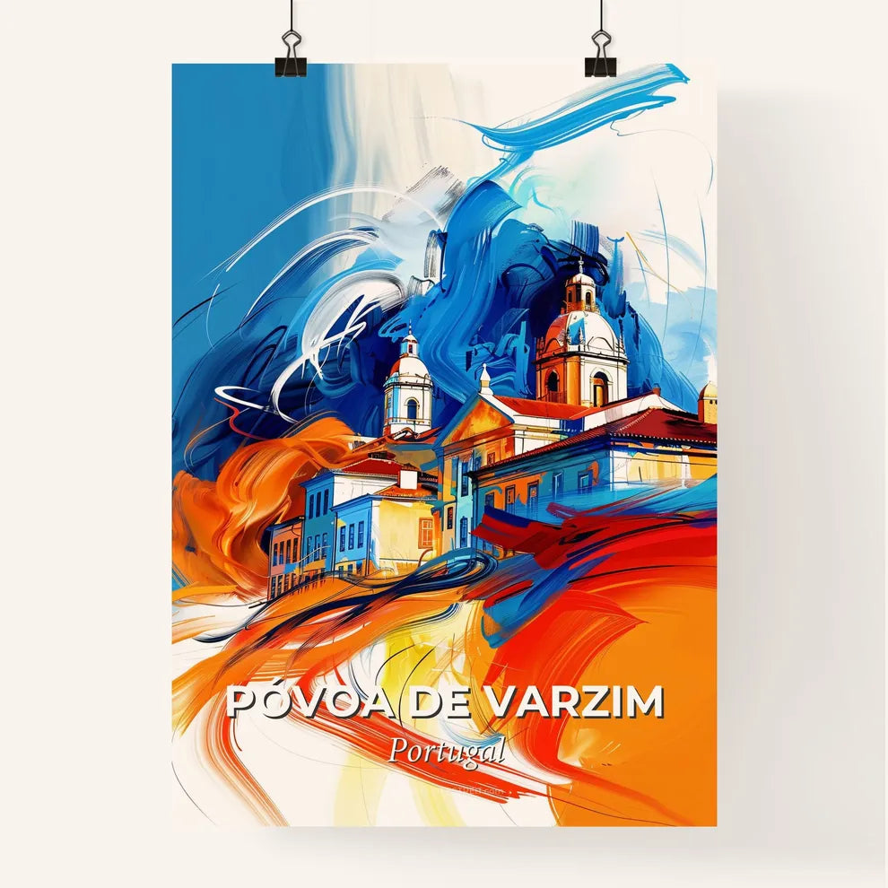 Vibrant Póvoa De Varzim, Portugal Poster