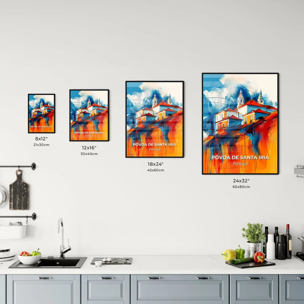 Vibrant Póvoa De Santa Iria, Portugal Kitchen Art