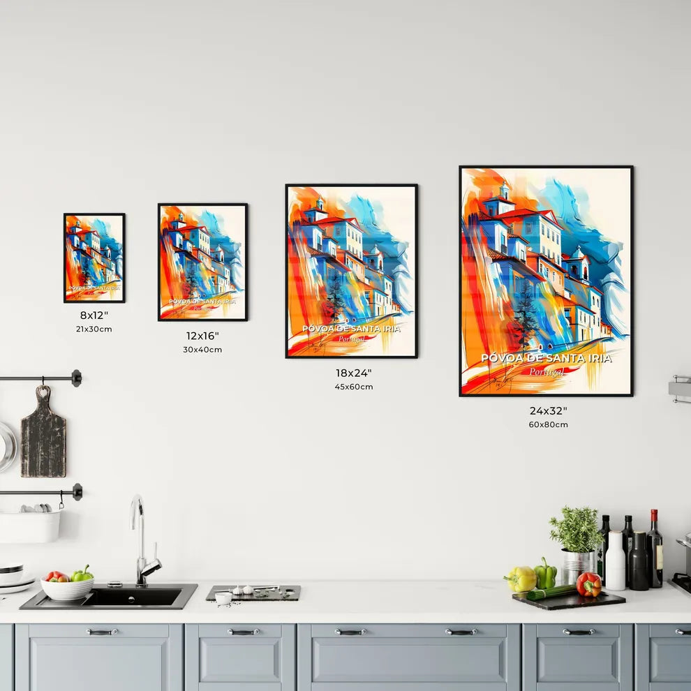 Vibrant Póvoa De Santa Iria, Portugal Kitchen Art
