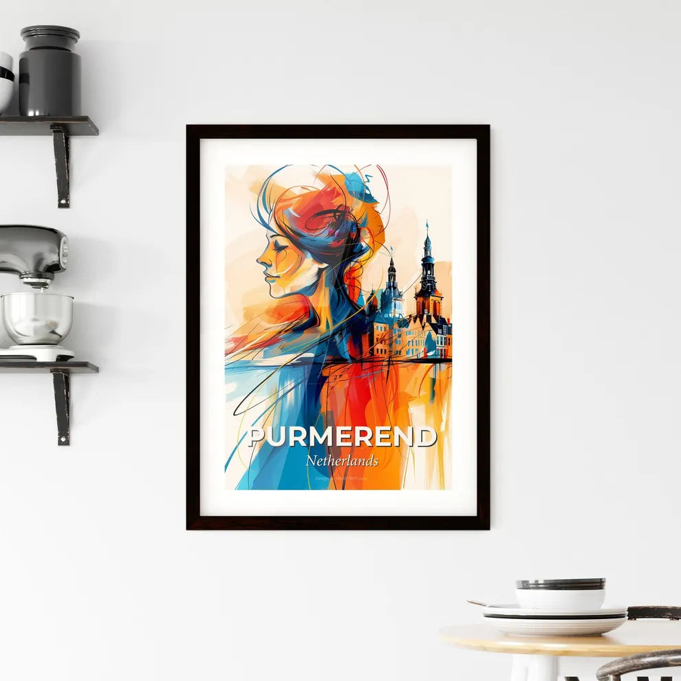 Vibrant Purmerend, Netherlands Framed Print