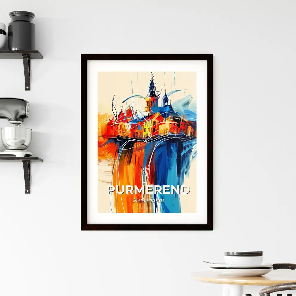 Vibrant Purmerend, Netherlands Framed Print